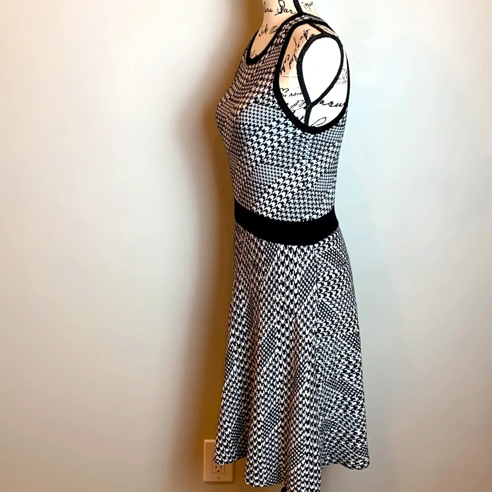 41 Hawthorn Herringbone Fit & Flare Tank Dress